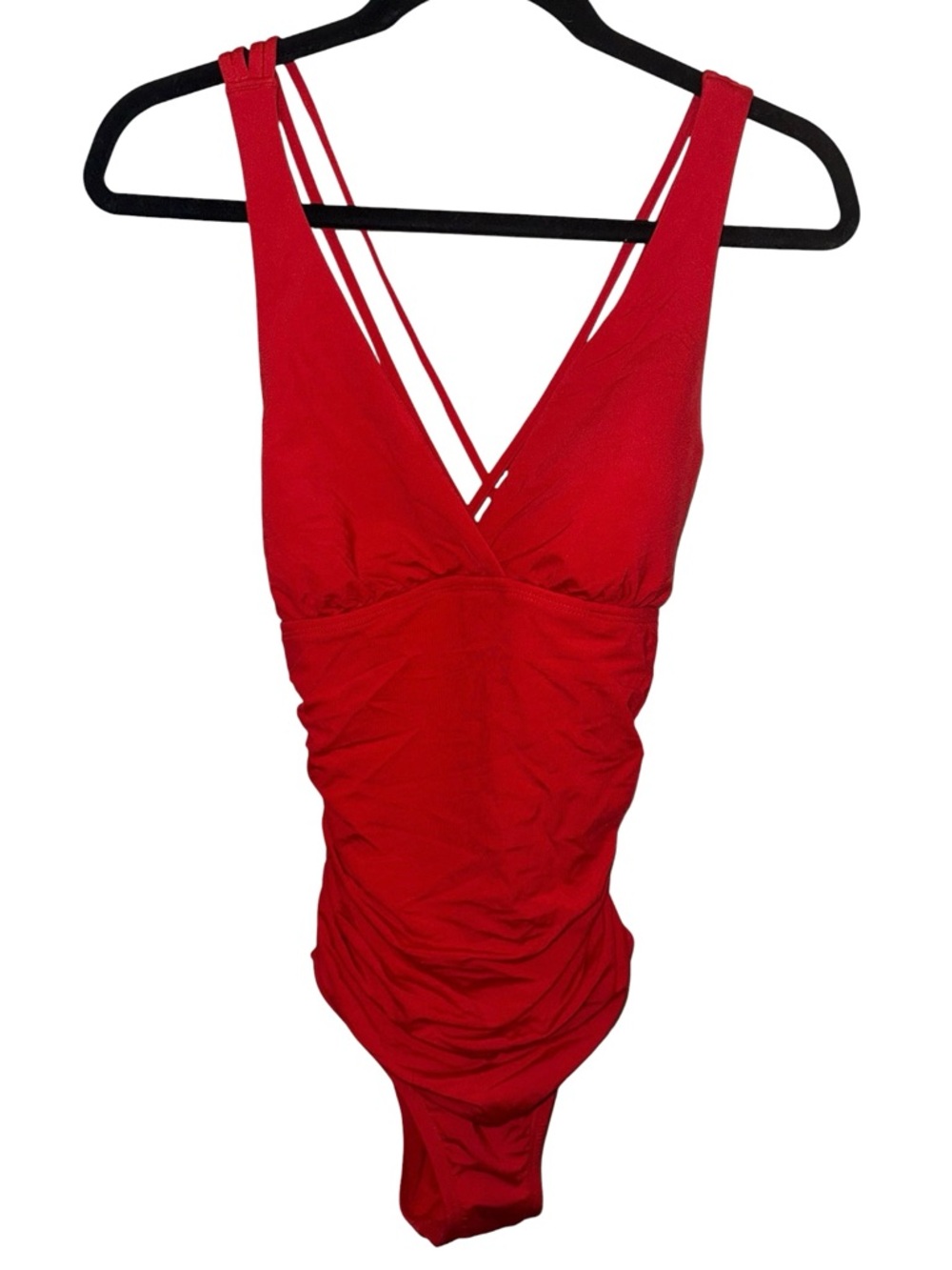 Jantzen Nwt Criss-cross Strappy Ruched V-Neck One-Piece Swimsuit 8